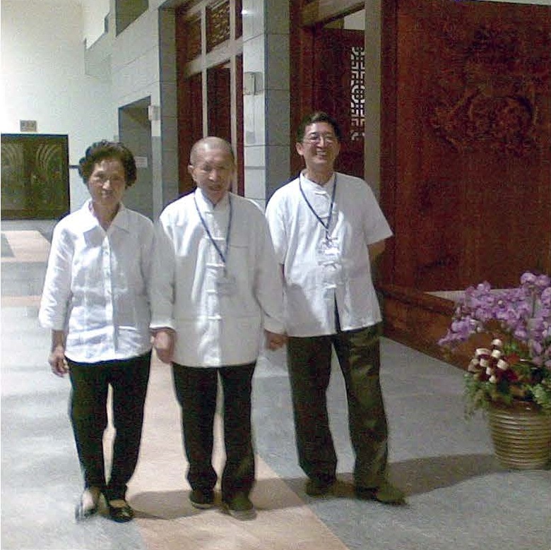 何紹棠前人與夫人傅靜結婚照